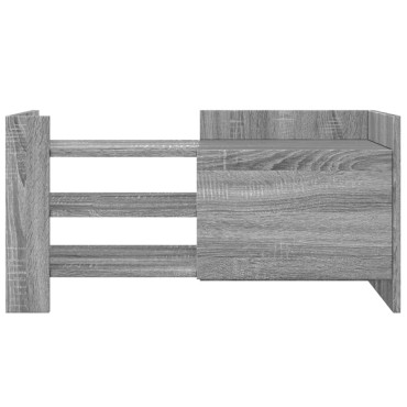 vidaXL Έπιπλο Τηλεόρασης Γκρι Sonoma 80x35x40cm από Επεξεργ. Ξύλο