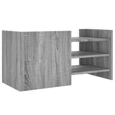 vidaXL Έπιπλο Τηλεόρασης Γκρι Sonoma 80x35x40cm από Επεξεργ. Ξύλο