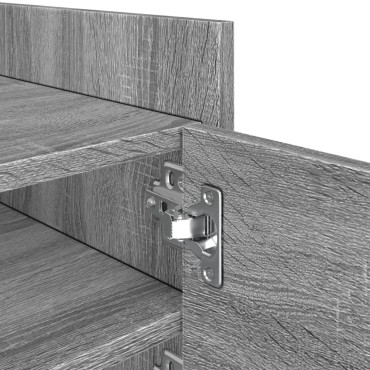 vidaXL Έπιπλο Τηλεόρασης Γκρι Sonoma 80x35x40cm από Επεξεργ. Ξύλο