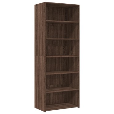 vidaXL Ντουλάπι Καφέ Δρυς 70x41x185cm Επεξεργασμένο Ξύλο 1 τεμ.
