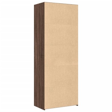 vidaXL Ντουλάπι Καφέ Δρυς 70x41x185cm Επεξεργασμένο Ξύλο 1 τεμ.