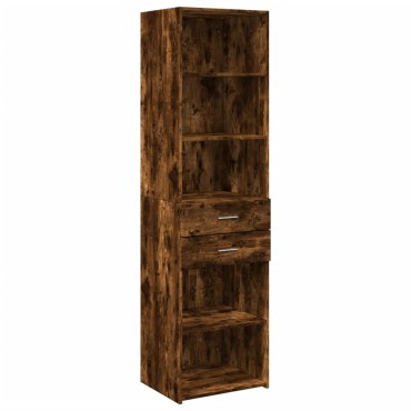 vidaXL Ντουλάπι Καπνιστή Δρυς 50x42,5x185cm από Επεξεργασμένο Ξύλο 1 τεμ.