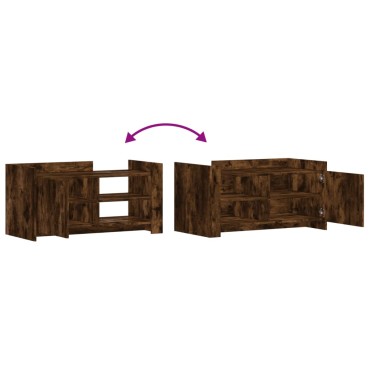 vidaXL Τραπεζάκι Σαλονιού Sonoma Δρυς 100x50x50cm Επεξεργ. Ξύλο 1 τεμ.