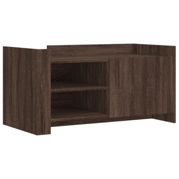 vidaXL Τραπεζάκι Σαλονιού Καφέ Δρυς 100x50x50cm Επεξεργασμένο Ξύλο 1 τεμ.