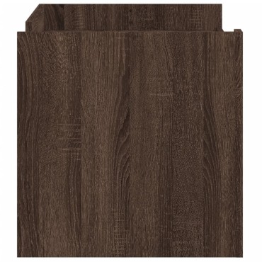 vidaXL Τραπεζάκι Σαλονιού Καφέ Δρυς 100x50x50cm Επεξεργασμένο Ξύλο 1 τεμ.
