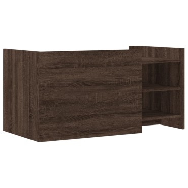 vidaXL Τραπεζάκι Σαλονιού Καφέ Δρυς 100x50x50cm Επεξεργασμένο Ξύλο 1 τεμ.