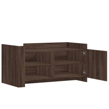 vidaXL Τραπεζάκι Σαλονιού Καφέ Δρυς 100x50x50cm Επεξεργασμένο Ξύλο 1 τεμ.
