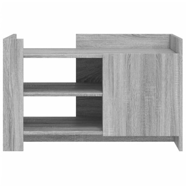 vidaXL Τραπεζάκι Σαλονιού Γκρι Sonoma 80x50x50cm Επεξεργασμένο Ξύλο 1 τεμ.