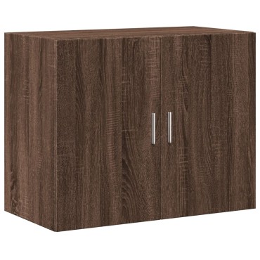 vidaXL Ντουλάπι Καφέ Δρυς 80x42,5x249cm από Επεξεργασμένο Ξύλο 1 τεμ.