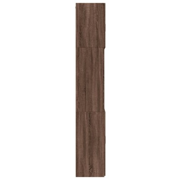 vidaXL Ντουλάπι Καφέ Δρυς 80x42,5x249cm από Επεξεργασμένο Ξύλο 1 τεμ.