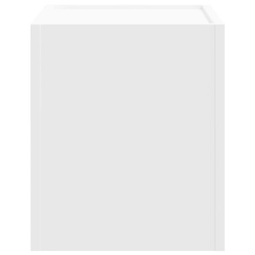 vidaXL Κομοδίνα Επιτοίχια 2 τεμ. Λευκά 45x30x35cm