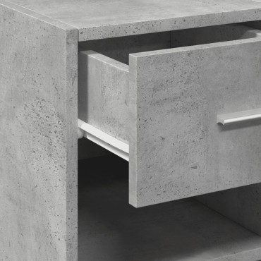 vidaXL Ντουλάπι Γκρι Σκυροδέματος 30x42,5x93cm Επεξεργασμένο Ξύλο 1 τεμ.