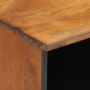 vidaXL Έπιπλο Τηλεόρασης 100x33x46cm από Μασίφ Ξύλο Μάνγκο