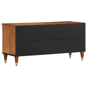 vidaXL Έπιπλο Τηλεόρασης 100x33x46cm από Μασίφ Ξύλο Μάνγκο