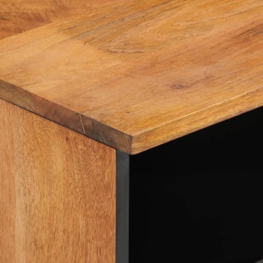 vidaXL Έπιπλο Τηλεόρασης 100x33x46cm από Μασίφ Ξύλο Μάνγκο