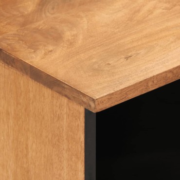 vidaXL Έπιπλο Τηλεόρασης 70x33x46cm από Μασίφ Ξύλο Μάνγκο