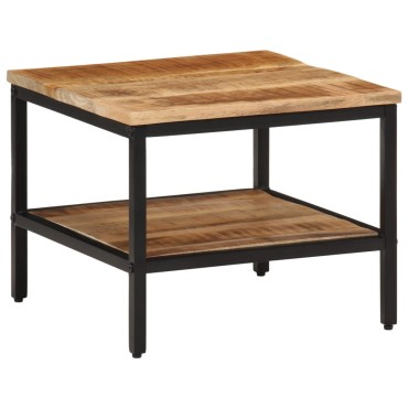 vidaXL Τραπεζάκι Σαλονιού 45x45x35cm από Μασίφ Ξύλο Μάνγκο 1 τεμ.