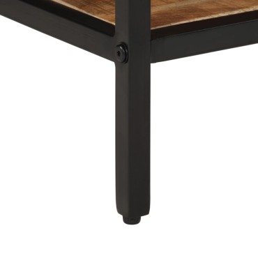 vidaXL Τραπεζάκι Σαλονιού 45x45x35cm από Μασίφ Ξύλο Μάνγκο 1 τεμ.