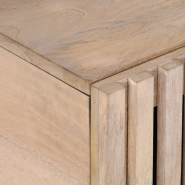 vidaXL Τραπεζάκι Σαλονιού Λευκό 80x51x40cm από Μασίφ Ξύλο Μάνγκο 1 τεμ.