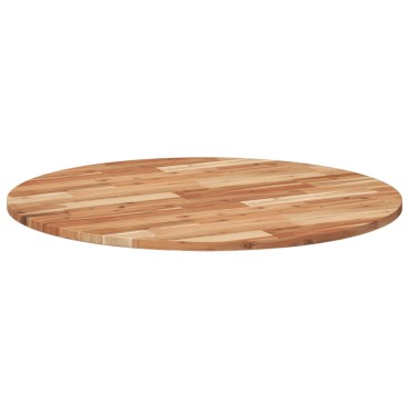 vidaXL Επιφάνεια Τραπεζιού Στρογγυλή 90x2cm από Μασίφ Ξύλο Ακακίας 1 τεμ.