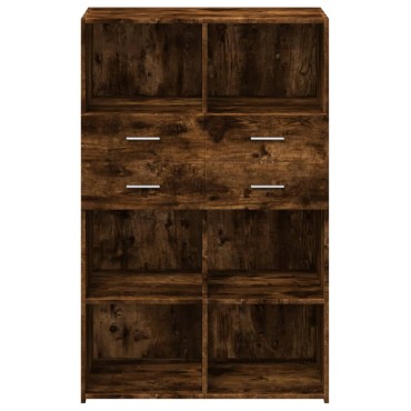 vidaXL Ντουλάπι Καπνιστή Δρυς 80x42,5x124cm από Επεξεργασμένο Ξύλο 1 τεμ.