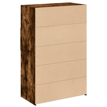 vidaXL Ντουλάπι Καπνιστή Δρυς 80x42,5x124cm από Επεξεργασμένο Ξύλο 1 τεμ.