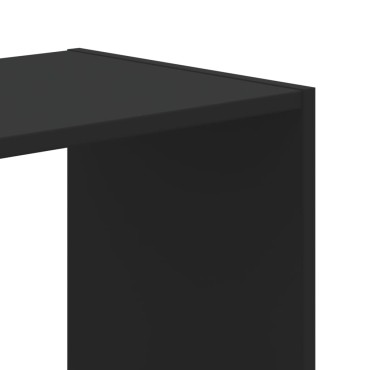vidaXL Βιβλιοθήκη Μαύρη 102x32x102cm από Επεξεργασμένο Ξύλο 1 τεμ.