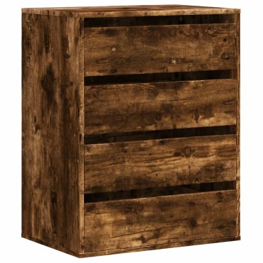 vidaXL Συρταριέρα Καπνιστή Δρυς 60x41x76cm από Επεξεργ. Ξύλο 1 τεμ.