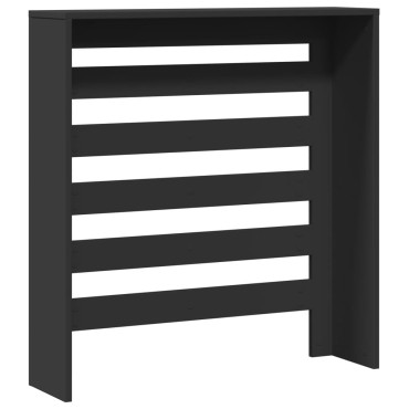 vidaXL Κάλυμμα Καλοριφέρ Μαύρο 78x20x82 εκ. από Επεξεργασμένο Ξύλο