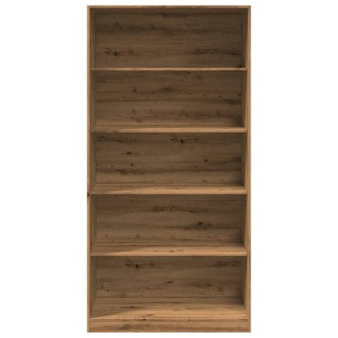 vidaXL Ντουλάπα Αρτισιανή Δρυς 100x50x200cm Επεξεργασμένο Ξύλο 1 τεμ.