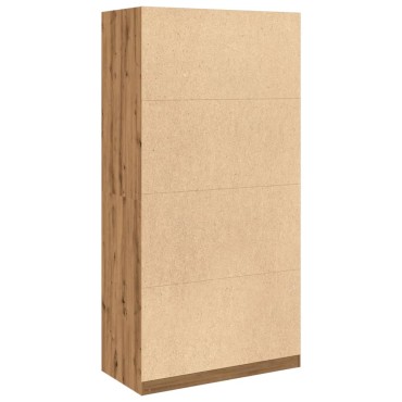 vidaXL Ντουλάπα Αρτισιανή Δρυς 100x50x200cm Επεξεργασμένο Ξύλο 1 τεμ.
