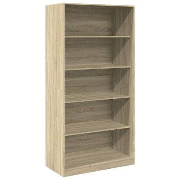 vidaXL Ντουλάπα Χρώμα Sonoma Δρυς 100x50x200cm από Επεξεργασμένο Ξύλο 1 τεμ.