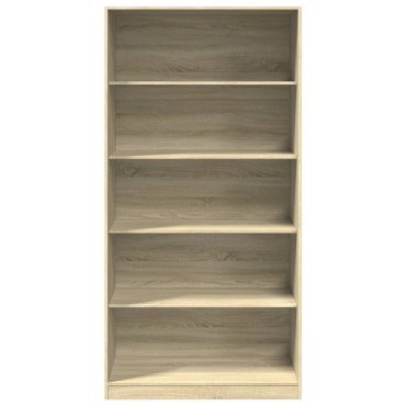 vidaXL Ντουλάπα Χρώμα Sonoma Δρυς 100x50x200cm από Επεξεργασμένο Ξύλο 1 τεμ.