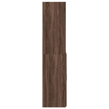 vidaXL Ντουλάπι Καφέ Δρυς 80x42,5x185cm από Επεξεργασμένο Ξύλο 1 τεμ.
