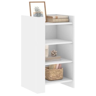 vidaXL Συρταριέρα Λευκή 45x35x75cm από Επεξεργασμένο Ξύλο 1 τεμ.