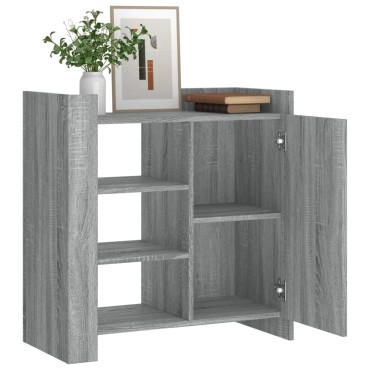vidaXL Ντουλάπι Γκρι Sonoma 73,5x35x75cm από Επεξεργασμένο Ξύλο 1 τεμ.