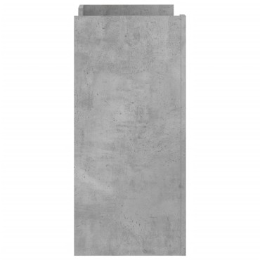 vidaXL Ραφιέρα Γκρι Σκυροδέματος 73,5x35x75cm από Επεξεργ. Ξύλο 1 τεμ.
