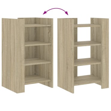 vidaXL Συρταριέρα Sonoma Δρυς 45x35x75cm από Επεξεργασμένο Ξύλο 1 τεμ.
