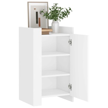 vidaXL Συρταριέρα Λευκή 45x35x75cm από Επεξεργασμένο Ξύλο 1 τεμ.