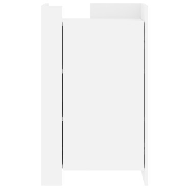 vidaXL Συρταριέρα Λευκή 45x35x75cm από Επεξεργασμένο Ξύλο 1 τεμ.