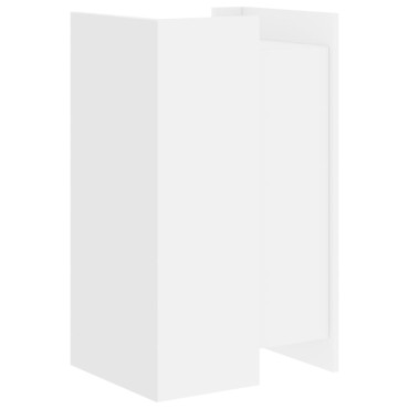 vidaXL Συρταριέρα Λευκή 45x35x75cm από Επεξεργασμένο Ξύλο 1 τεμ.