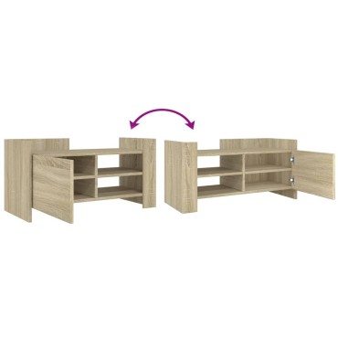 vidaXL Έπιπλο Τηλεόρασης Sonoma Δρυς 80x35x40cm Επεξ. Ξύλο