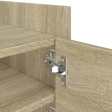 vidaXL Έπιπλο Τηλεόρασης Sonoma Δρυς 80x35x40cm Επεξ. Ξύλο