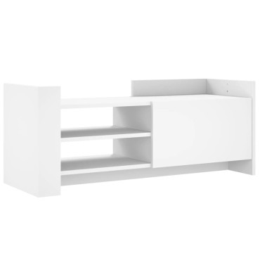 vidaXL Έπιπλο Τηλεόρασης Λευκό 100x35x40cm Επεξ. Ξύλο