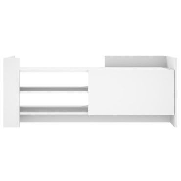 vidaXL Έπιπλο Τηλεόρασης Λευκό 100x35x40cm Επεξ. Ξύλο
