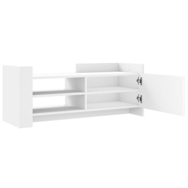 vidaXL Έπιπλο Τηλεόρασης Λευκό 100x35x40cm Επεξ. Ξύλο