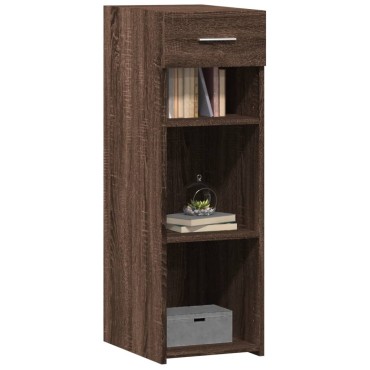 vidaXL Μπουφές Καφέ Δρυς 30x42,5x93cm από Επεξεργασμένο Ξύλο 1 τεμ.