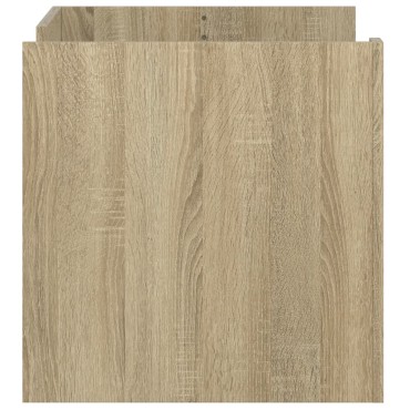 vidaXL Τραπεζάκι Σαλονιού Sonoma Δρυς 80x50x50cm Επεξεργασμένο Ξύλο 1 τεμ.