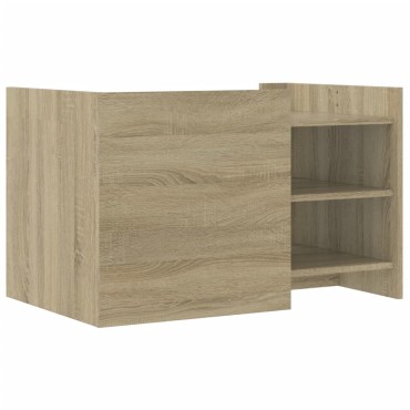 vidaXL Τραπεζάκι Σαλονιού Sonoma Δρυς 80x50x50cm Επεξεργασμένο Ξύλο 1 τεμ.