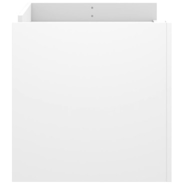 vidaXL Τραπεζάκι Σαλονιού Λευκό 100x50x50cm Επεξεργασμένο Ξύλο 1 τεμ.